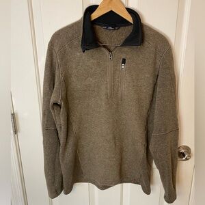 Kuhl INTERCEPTR™ 1/4 ZIP, Mens Size Medium, Color Oatmeal